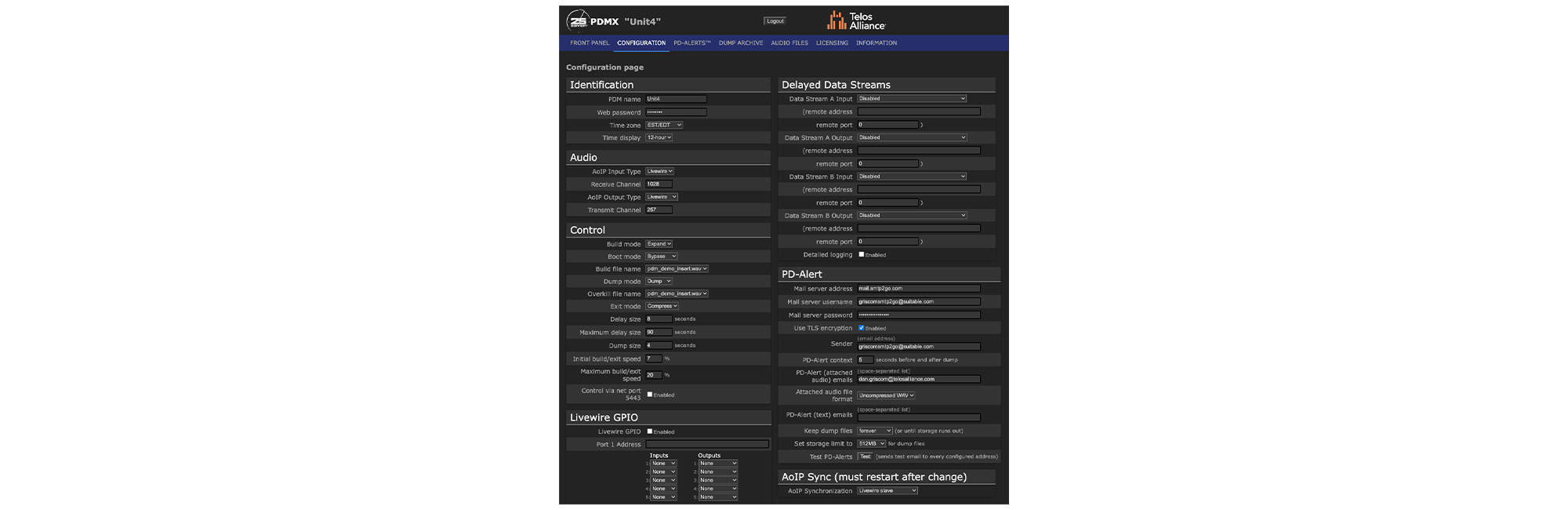 25-Seven PDMX Program Delay Software